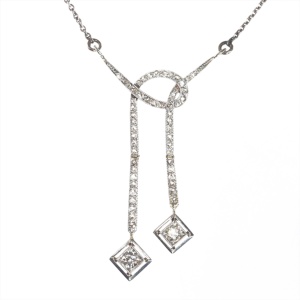 Charming vintage Belle Epoque diamond necklace